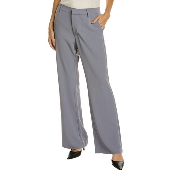 New Area Stars Flare Leg Elastic Waist Trousers Victoria Pant Grey Size Small - Picture 3 of 16
